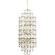 Cubic 14 Light 18.5 inch Calypso Gold Foyer Pendant Ceiling Light