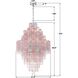 Addis 20 Light 31.5 inch Polished Chrome Chandelier Ceiling Light in Spring