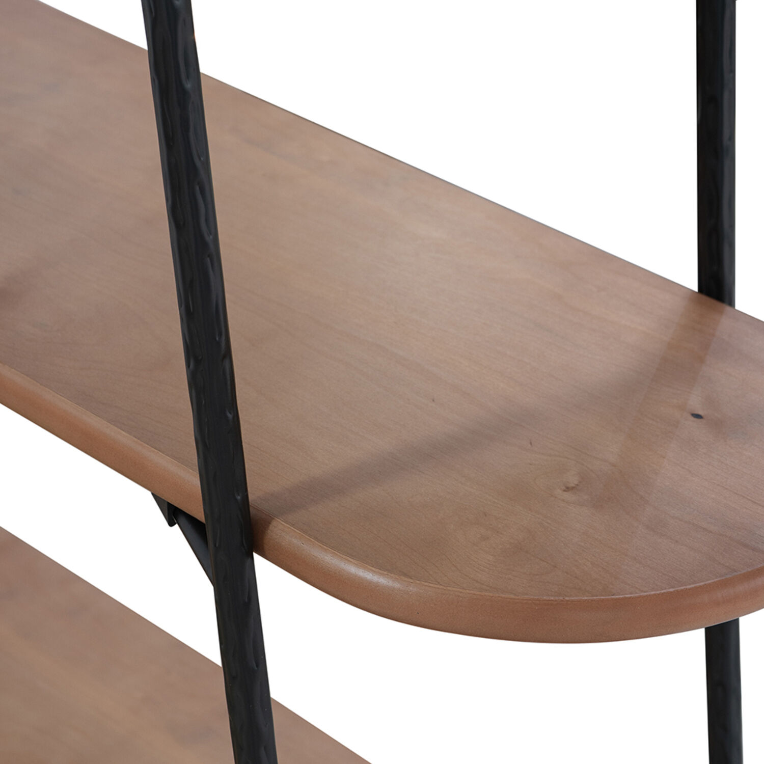 Anita 42.5 inch Brown and Black Shelves