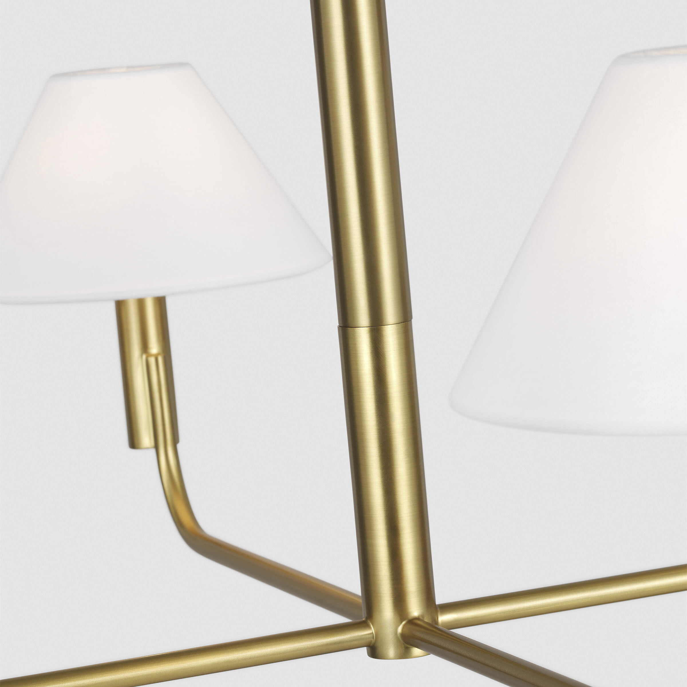 Sean Lavin Colfax 4 Light 34.5 inch Burnished Brass Chandelier Ceiling Light