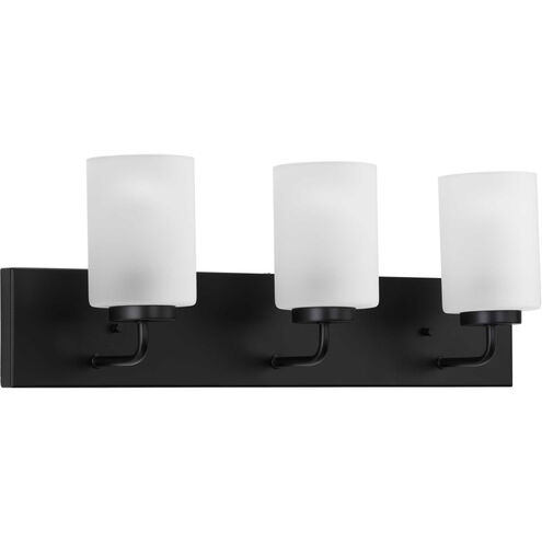 Merry 3 Light 24 inch Matte Black Bath Vanity Light Wall Light