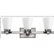 Avon LED 23 inch Brushed Nickel Vanity Light Wall Light in Etched Opal