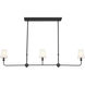 Pallas 3 Light 4.5 inch Black Chandelier Ceiling Light