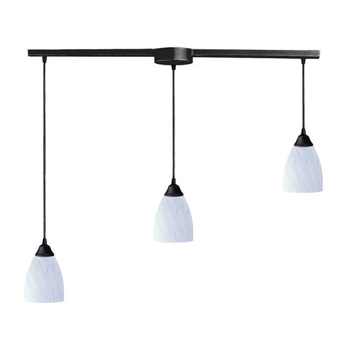Maundays Bay 3 Light 36 inch Dark Rust Mini Pendant Ceiling Light