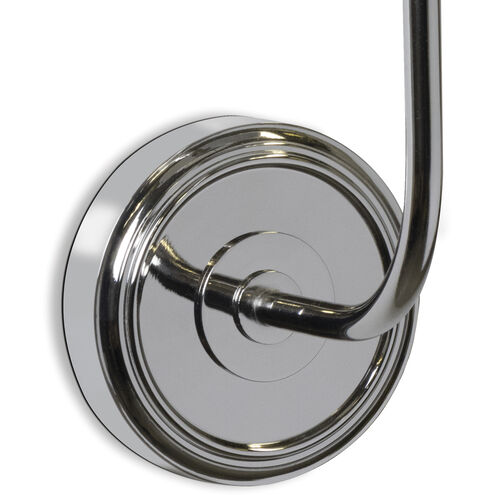 Ariel Wall Sconce Wall Light in Polished Nickel
