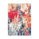 Bohemian 88 X 63 inch Bright Red/Navy/Saffron/Burnt Orange/Teal/Taupe Rugs, Rectangle