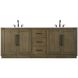 Chase 84 X 34 inch Hazel Oak Bathroom Vanity Cabinet