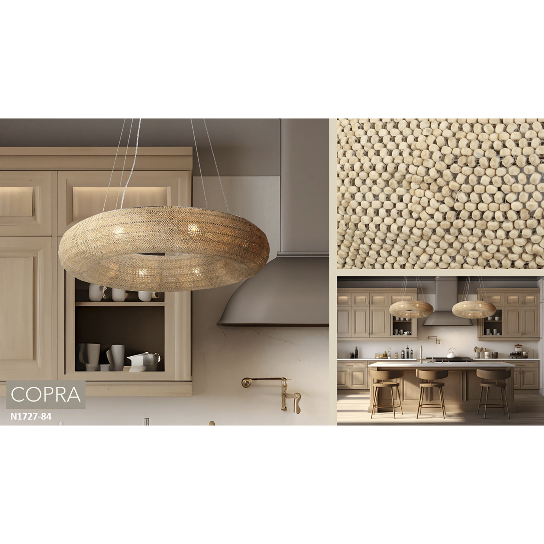 Copra 8 Light 36 inch Nickel Chandelier Ceiling Light