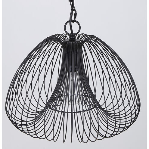 Stockholm 1 Light 16 inch Black Swag Pendant Ceiling Light