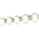 Burk 5 Light 38 inch Brushed Nickel Bath Vanity Light Wall Light