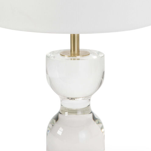 Joan 18.5 inch 100.00 watt Clear Mini Lamp Portable Light, Small