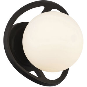 Black Betty 1 Light 8.5 inch Carbon and French Gold Sconce Wall Light