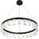 Artic Glacier LED 33.25 inch Coal Chandelier Ceiling Light