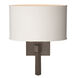 Beacon Hall 1 Light 11 inch Bronze Sconce Wall Light in Flax, Oval