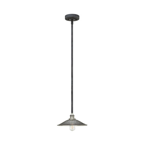 Rigby 1 Light 10 inch Aged Zinc Pendant Ceiling Light