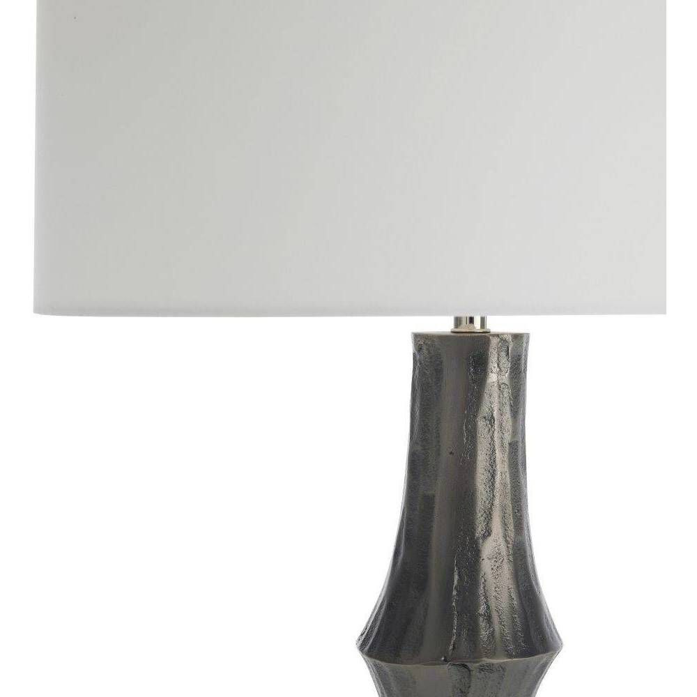 Grainger 30 inch 150.00 watt Graphite and Polished Nickel Lamp Portable Light