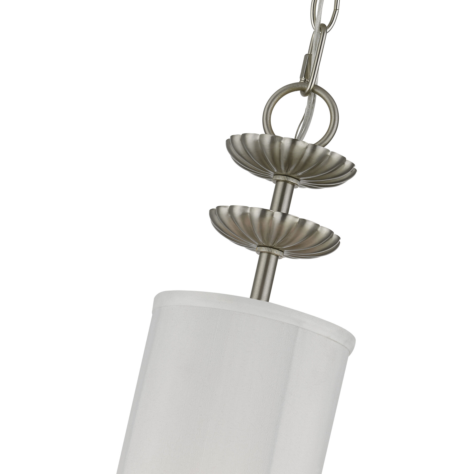 Brookdale 1 Light 5 inch Brushed Nickel Mini Pendant Ceiling Light