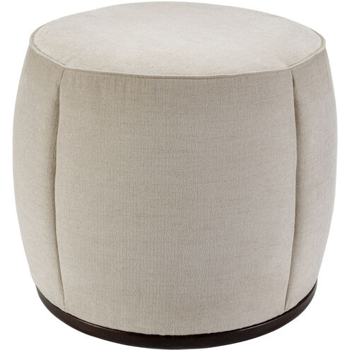 Lanza 21 inch Upholstery: Light Beige; Base: Dark Brown Ottoman