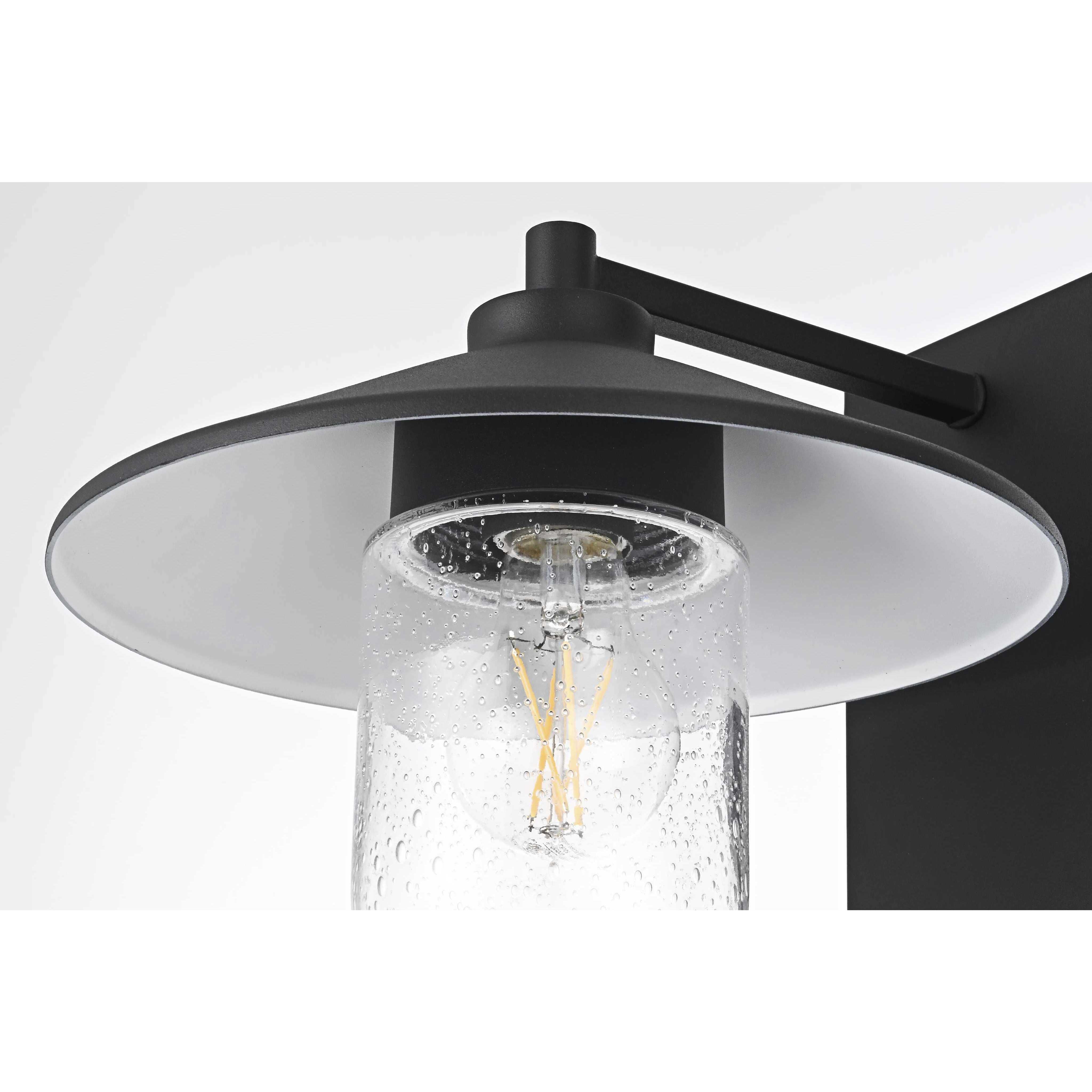 Scott 1 Light 10 inch Black Outdoor Wall Sconce