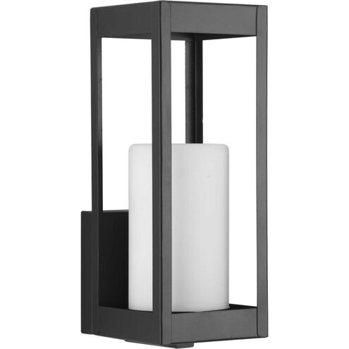 Patewood 1 Light 12 inch Matte Black Outdoor Wall Lantern, Small, Design Series