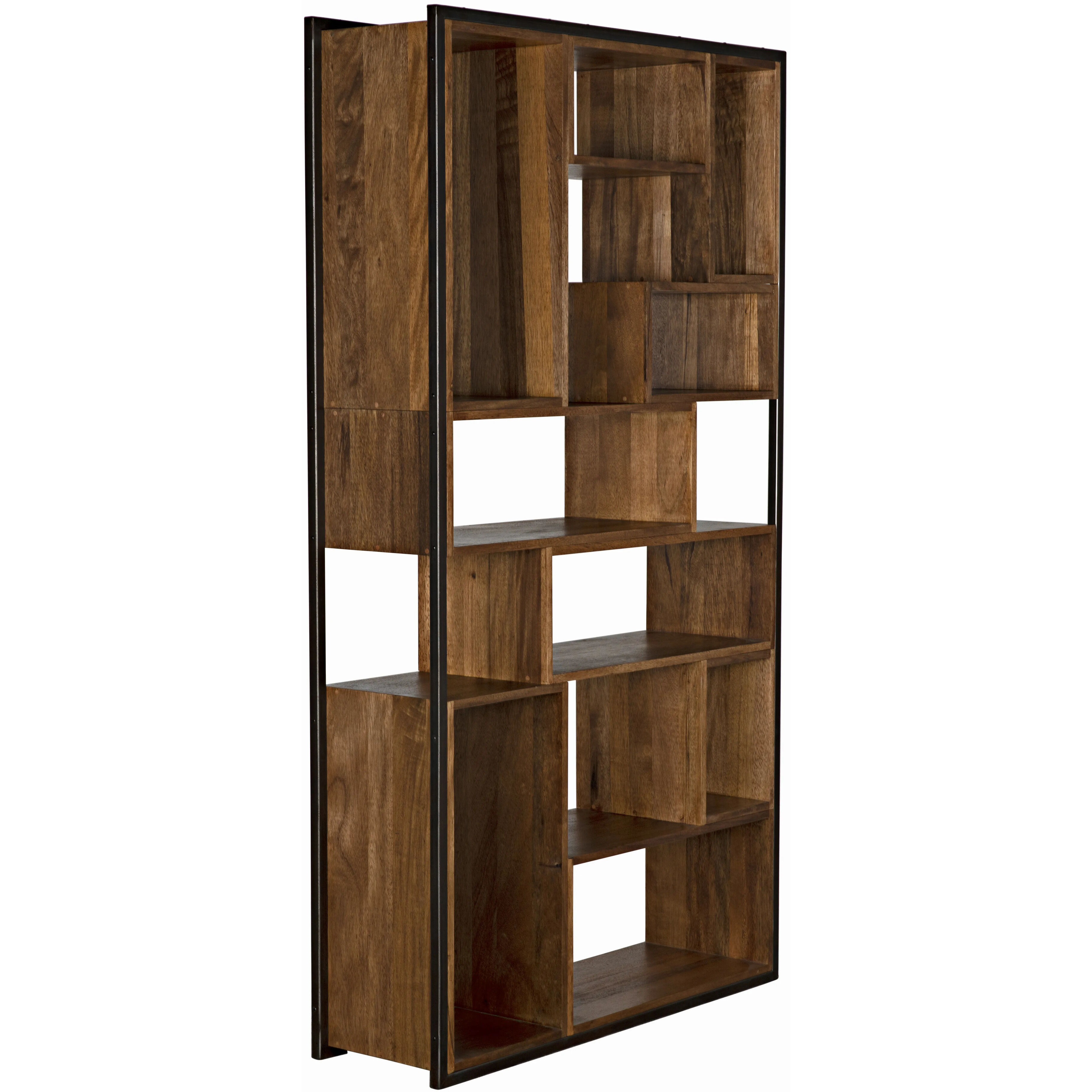 Bauhaus Dark Walnut Bookcase