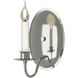 Simple Lines 1 Light 5.75 inch Sterling Sconce Wall Light