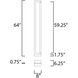 Rotator LED 6.25 inch Matte White Single Pendant Ceiling Light