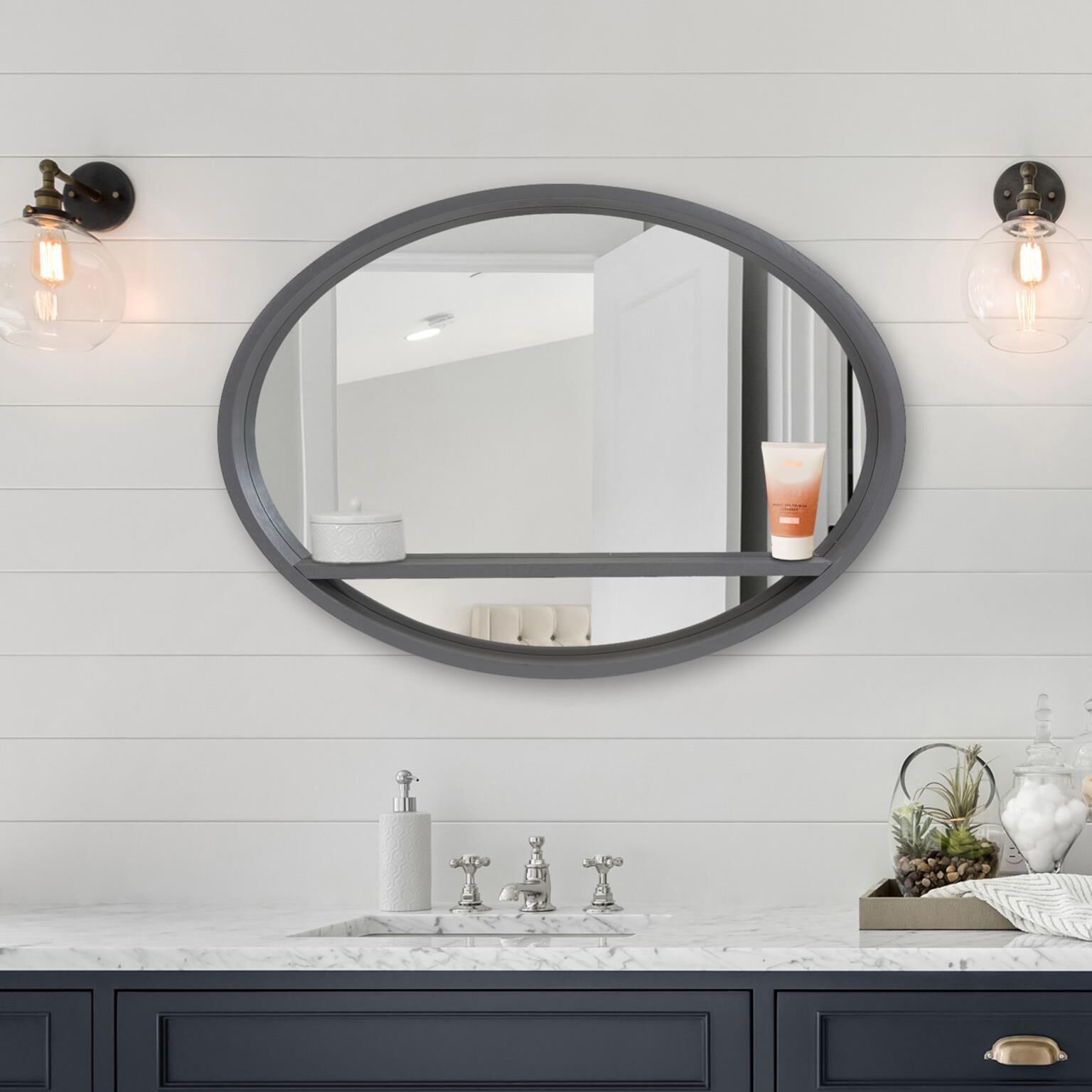Ackley 35.5 X 25.5 inch Slate Mirror