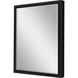 Mirror Collection 43 X 33 inch Black Wall Mirror