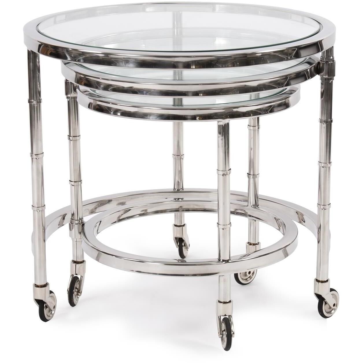 Carter Silver Bar Cart