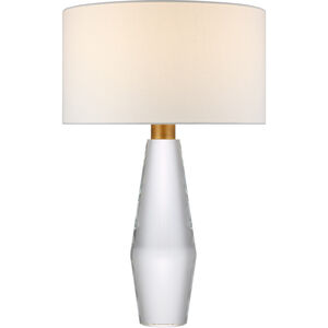 Ian K. Fowler Tendmond 28 inch 15 watt Clear Glass Table Lamp Portable Light, Large