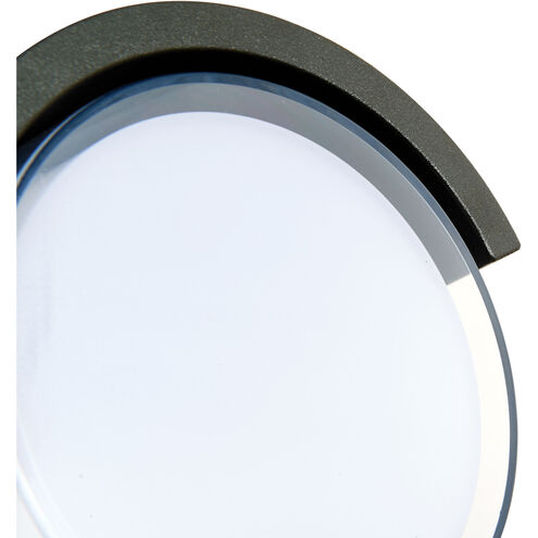 Geo LED 3.9 inch Matte Black Outdoor Wall Light