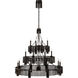Fisher Weisman Sutton LED 50.25 inch Bronze Three Tier Chandelier Ceiling Light