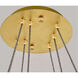 Monroe LED 24 inch Gold Pendant Ceiling Light