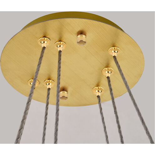 Monroe LED 24 inch Gold Pendant Ceiling Light