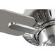 Drift 32 inch Brushed Nickel with Silver/Driftwood Blades Ceiling Fan