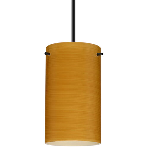 Stilo 7 1 Light Black Cord Pendant Ceiling Light