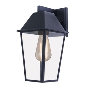 Winchester 1 Light 12 inch Black Outdoor Wall Light