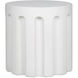 Eris 18 X 17.5 inch White Outdoor Accent Table