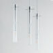 Pipette LED 11.75 inch Polished Chrome Multi-Light Pendant Ceiling Light
