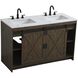 Austin 54 X 34 inch Expresso Bathroom Vanity Cabinet