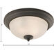 Huntington 2 Light 13 inch Oil Rubbed Bronze Flush Mount Ceiling Light