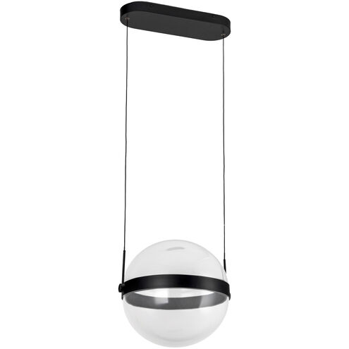 Pisces LED 11.88 inch Black Pendant Ceiling Light