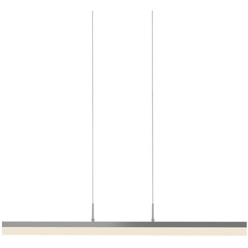Stiletto LED 32.5 inch Bright Satin Aluminum Pendant Ceiling Light