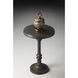 Tanya Metal 24 X 16 inch Metalworks Accent Table, Pedestal