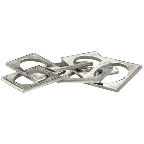 Nickel Square Chain Decorative Accent