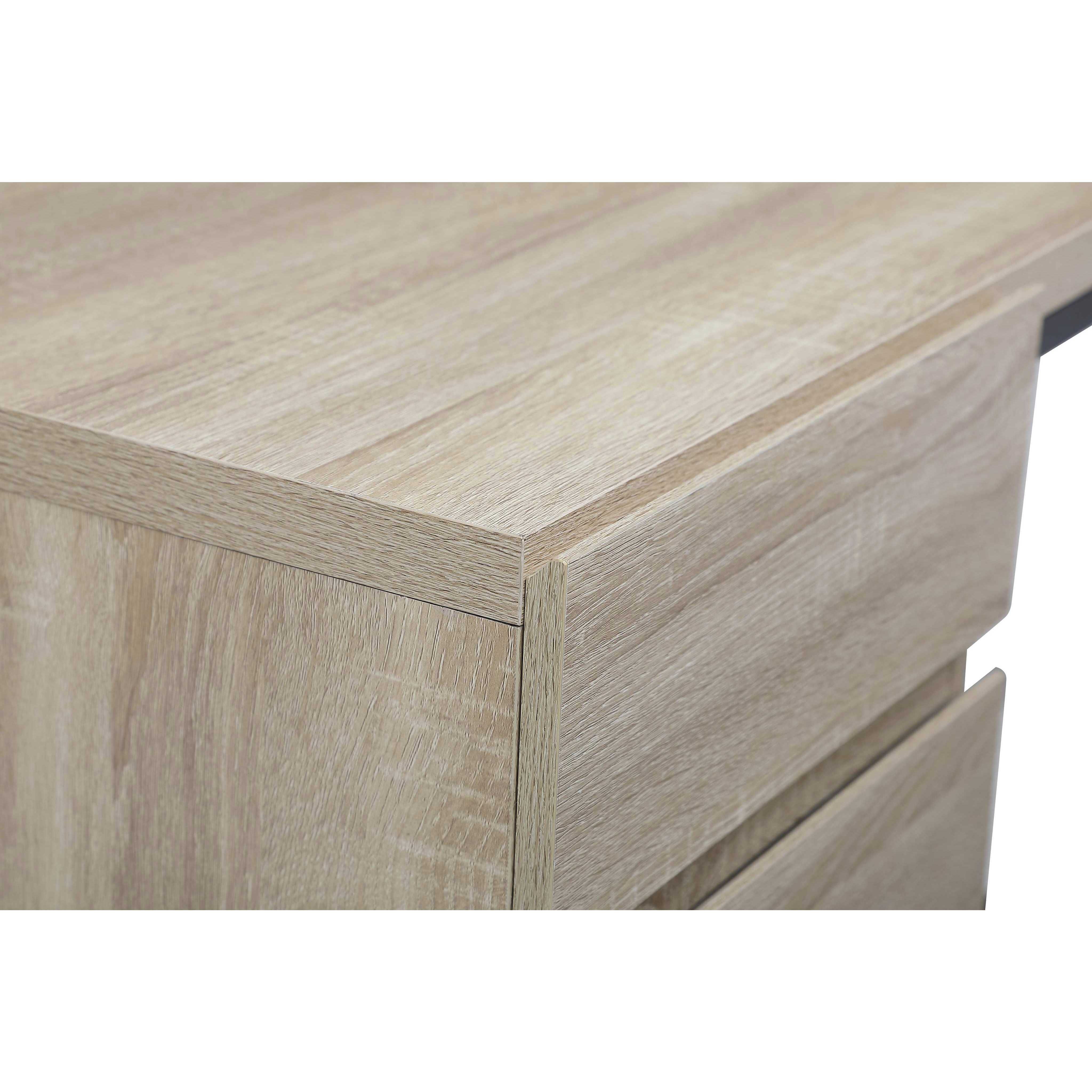 Emerson 42 inch Mango Wood and Black Desk