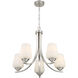 Shyloh 5 Light 23.38 inch Brushed Nickel Chandelier Ceiling Light