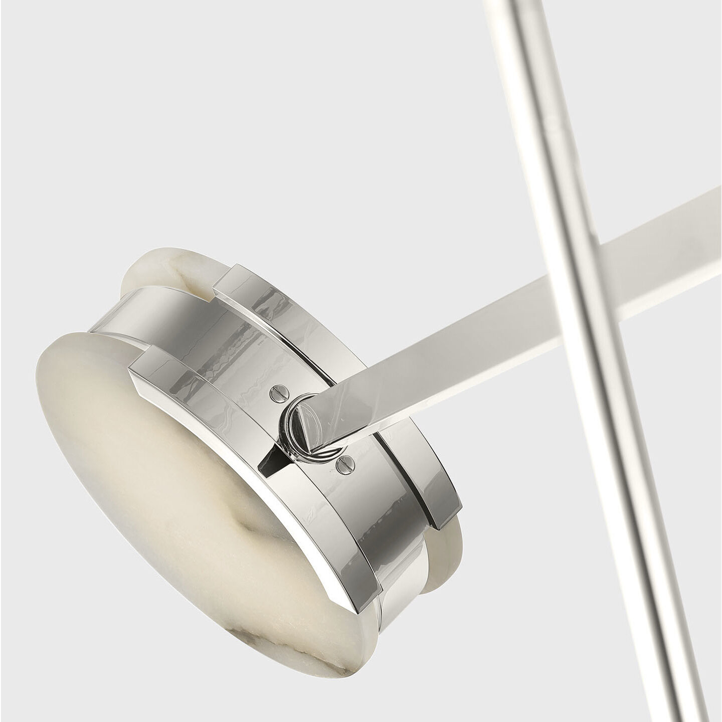 Kelly Wearstler Melange LED 54 inch Polished Nickel Multi-Positional Chandelier Ceiling Light