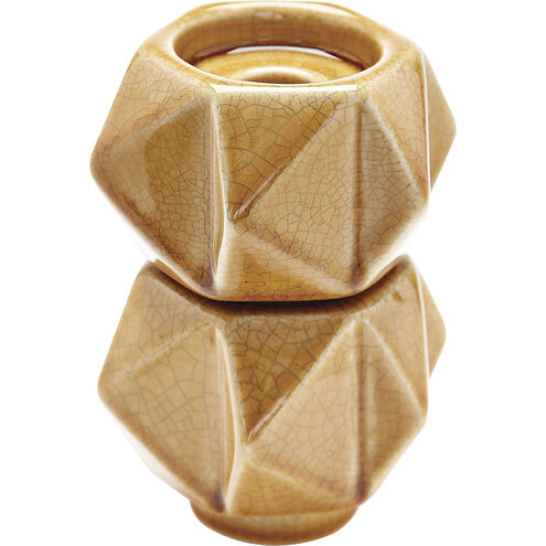 Starred 4.5 X 3.8 inch Candleholder